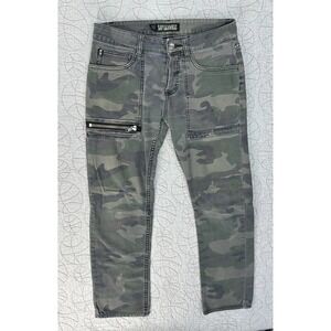 VTG Lip Service Women's Woodland Camo Slim Jeans / Size 30